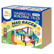 SCIENCEBABY 電動軌道車組 Set, 112片, ABS無毒塑料, Multicolor, 1組