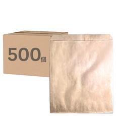 空白牛皮紙袋-本牛平袋，每束100入，外帶業者愛用, #842, 5包