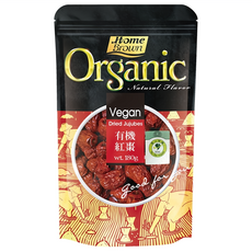 紅布朗 有機紅棗 180g, 慈心有機驗證, 果肉厚實飽滿, 香氣濃郁, 沖泡茶飲、入菜煲湯, 燉煮皆宜, 1包