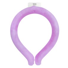 igrass outdoor 智慧涼感環 L號 大人款, 28°C冰涼項圈, 無毒柔軟TPU材質, 175 x 145mm, 紫色, 1個