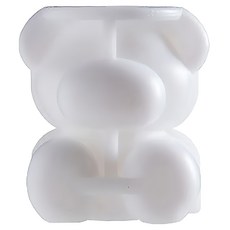 矽膠3D小熊造型冰塊模具/冰磚 100g, 大號, 1個, 單一顏色, 大號(7.5 x 5.5cm), 小熊 颱色