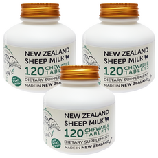 SoMuch 壽滿趣 La Nature Precieuse 紐西蘭成長天使綿羊乳片，奇異果口味，120片，膳食補充劑, 76g, 3罐