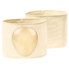 上手家居 襪套式足弓墊/減壓鞋墊/足心墊 膚色 10 x 6 x 2cm, 2個