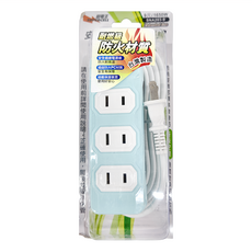 SUPERCELL 超電王 安全三插家用延長線 SNA203-9, 2.7m, 顏色隨機, 1條