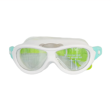 SAEKO 超大鏡面糖果熊兒童泳鏡 K10, 白, 1個