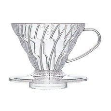 HARIO 好璃奧 V60透明01樹脂濾杯, 1個, 單件, 1~2杯