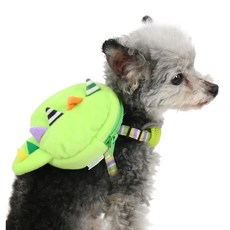 PET PARADISE 寵物胸背帶 附恐龍包包, 1個