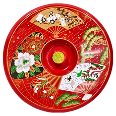 辰強 吉祥旋轉餅盒 耐衝擊聚苯乙烯(HIPS), 290 x 100mm, 1個