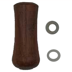 JiNDO 實木握丸 釣魚配件 血檀木 崖柏木, 原木色, 1組