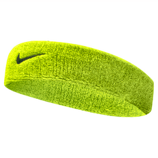 NIKE 耐吉 SWOOSH 頭帶, 螢光綠, 1個