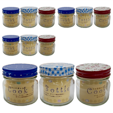 ADERIA GLASS 日本進口 收納玻璃罐 3個, 200ml, 4組