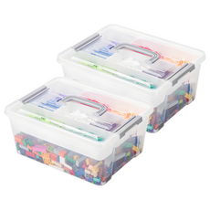 comet 玩具整理箱, 透明色, 2個