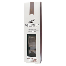 NOL GROWN UP 巧克力造型肥皂 Citrus Fruit 添加保濕及去角質成分 散發香氛氣息 柑橘水果香, 25g, 1個