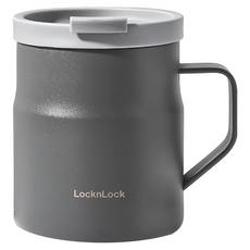 LocknLock 樂扣樂扣 遇見愜意馬克杯 470g 370ml, 銀色, 1個