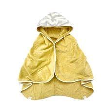 nIZio BOBO 多功能成長浴巾, 芥黃, 1條