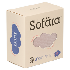Sofara 舒芙氧 嬰兒3D清新宣言立體醫用口罩 8.5 x 7 x 5.5cm 0~18個月, 裸膚金, 30片, 1盒