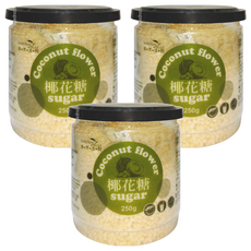 NATURAL RULE 自然法則 椰花糖，低GI，GI值僅35，250g, 3罐