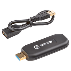 elgato CAM LINK CamLink 4K 攝影機連接卡，專業直播與錄影最佳選擇，高畫質影像呈現, 10GAM9901, 1個