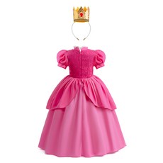 SUPER MARIO 超級瑪利歐 碧姬公主表演變裝服 (送皇冠), 碧姬公主表演服, 1件