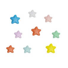 Vanibaby 3D立體防撞壁飾 Set 9顆 汽車皮革壁貼, 直徑8~10cm, 彩星, 1組