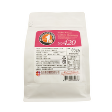 一帖咖啡 自家烘焙豆 NO.420, 咖啡豆(無研磨), 227g, 1包
