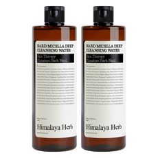 NARD 深層卸妝潔膚水 AHA、PHA、BHA三重護理 弱酸性膠束 五倍透明質酸 泛醇 清爽舒適, 500ml, 2瓶