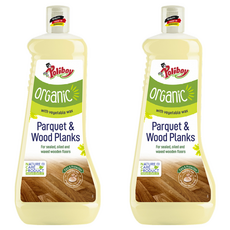 Poliboy 德淨 有機 木地板專用清潔劑, 含天然植物草精油及棕梠蠟, 氣味清新, 1L, 2瓶