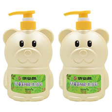 依必朗 兒童舒眠沐浴乳 舒活森林, 700ml, 可愛造型設計, 台灣製造, 2瓶