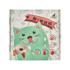 Catfeet 腳ㄚ單碗組，尺寸18x11.5公分, 白色, 1個