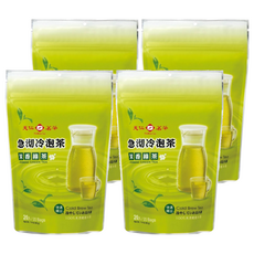 天仁茗茶 急沏冷泡茉香綠茶 100%天然輕鬆冷泡, 2g, 20包, 4袋