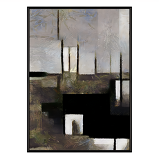 靜境 III 畫作, 黑框