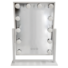 好萊塢LED化妝鏡 - 白色，1入