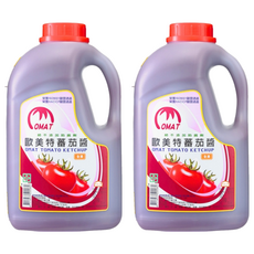 OMAT 歐美特 蕃茄醬 無添加防腐劑, 3.15kg, 2桶