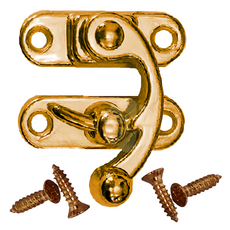 木百貨 前扣 含螺絲 金色50-59 Set, 45 x 39mm, 1包