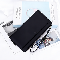 女士真皮手拿包/女夾 頭層牛皮材質 6卡片位 LH1046