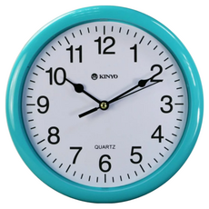 Kinyo 精緻掃描掛鐘 CL-108, 藍色, 1個