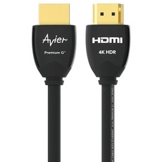 Avier PREMIUM G+ 4K HDMI 影音傳輸線 鋅合金一體成型 18Gbps傳輸頻寬, 1m, 1條