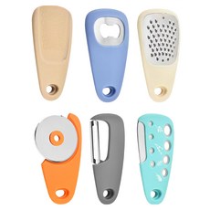 廚房小工具6件組, 混合顏色, 1組