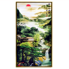 財神小舖 開運風水畫 大運歸來, 38X68X3(±5mm)