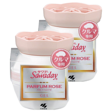 小林製藥 Sawaday PARFUM 車用芳香劑 90g 粉紅玫瑰, 2個