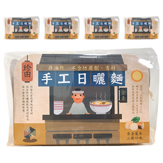 珍田生機 手工日曬麵，黃金蕎麥山藥口味，非油炸，不含防腐劑、香料, 600g, 5包