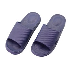 XUZU 舒筑 悠活緩壓室外拖鞋, 3cm厚底減震緩壓, 一體成型超軟Q輕量, EVA材質防水易清洗, 深藍色, 260mm