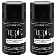TOppiK 增髮纖維, 12g, 白色, 2件