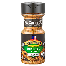 McCormick 味好美 蒙特婁雞肉香草香料 調味料 25%減鈉 無麩質, 81g, 1瓶