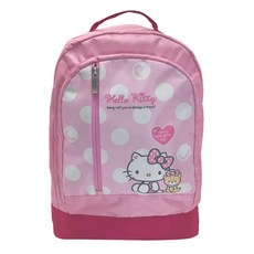 Hello Kitty 凱蒂貓 三層背包，尼龍布材質, 不適用