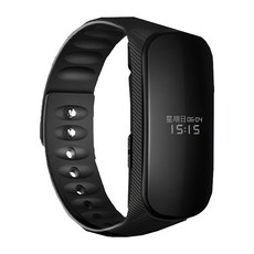 勝利者 手環錄音筆 時尚隱藏式錄音 輕巧便攜 時間顯示 8GB, 黑色