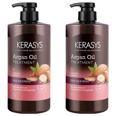 KERASYS 摩洛哥堅果油護髮乳 白麝香, 1L, 2瓶