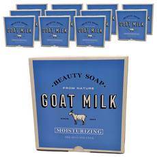 Shower mate 山羊奶沐浴皂 溫和純白羊奶香 含維他命E 熊果苷成分, 90g, 12個