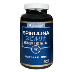 VegEden 蔬食伊甸園 藍藻錠, 1500顆, 1罐