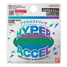 BANDAI 原創YOYO球 三色繫繩, 紫色 + 綠色 + 藍色, 1條